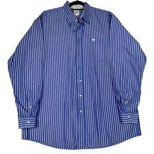 Cinch Striped Long Sleeve Square Button Down Western Cowboy Rodeo Shirt - Sz XL